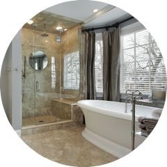 Bath & shower remodeling is what we do, from design to the finishing touches, we make your bathroom remodel a smooth and exciting experience.
